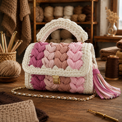 Bloom Crochet Handbag