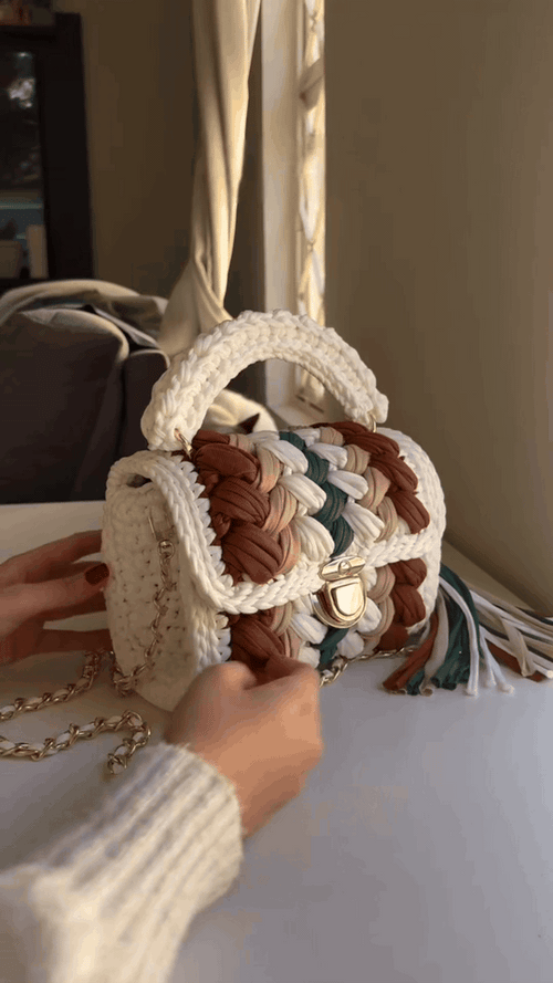 Handmade Crochet Handbag